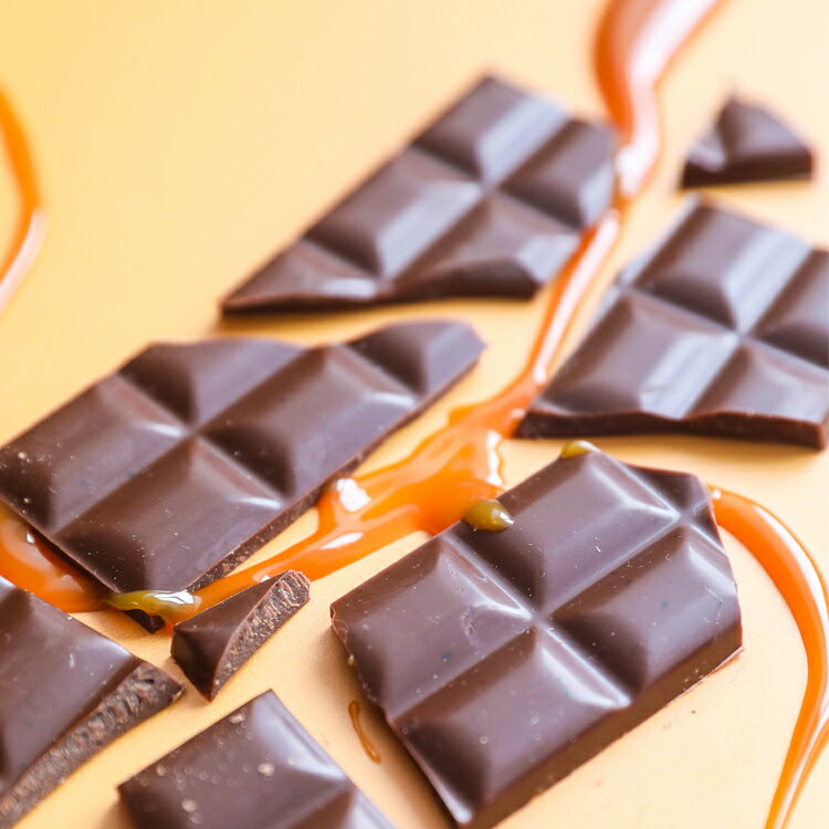 【乳製品不使用】バレンタイン ヴィーガン ミルクチョコレート 新定番 塩キャラメル チョコレート ギフト プチギフト 食生活に気を付けている方に オーツミルク ヴィーガンスイーツ プラントベース | H!P CHOCOLATE（ヒップチョコレート) ソルティーキャラメル 70g