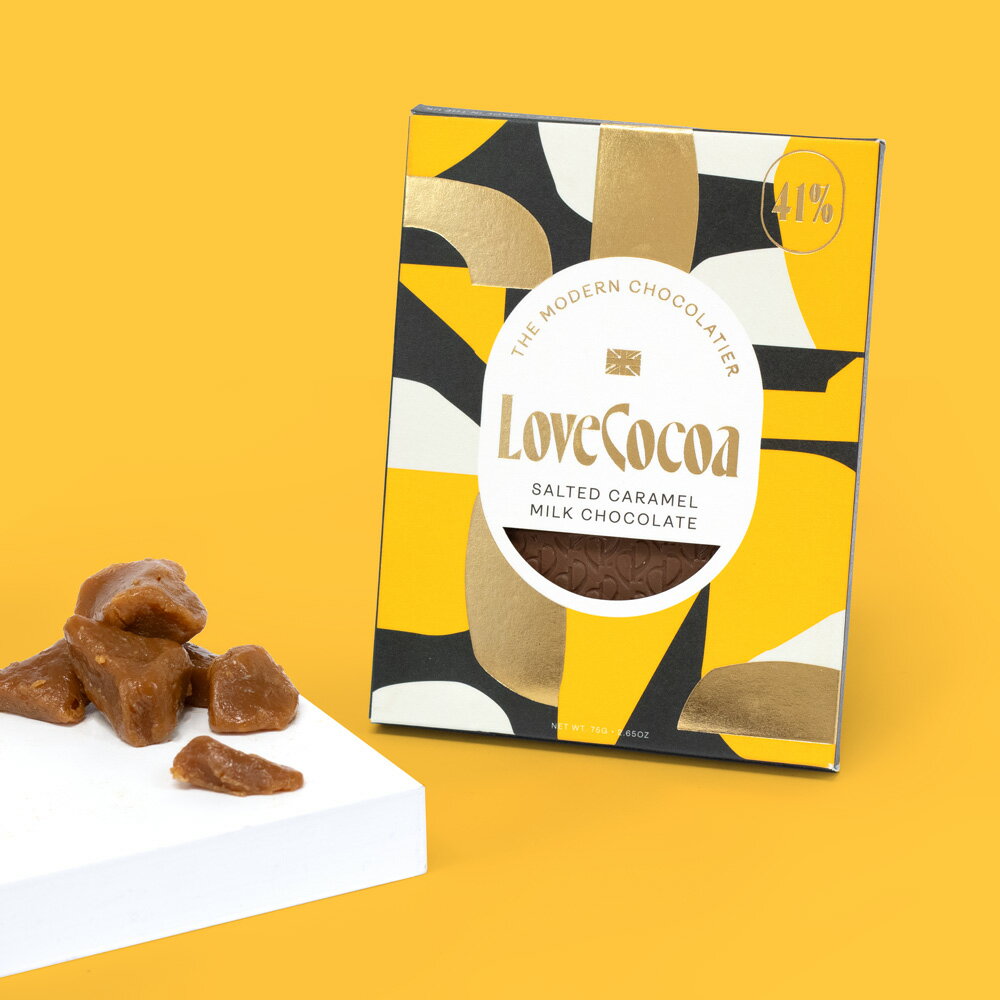 バレンタイン 英国王室御用達 マルドンの塩 を使用した大人の 塩キャラメル ミルクチョコレート チョコ..