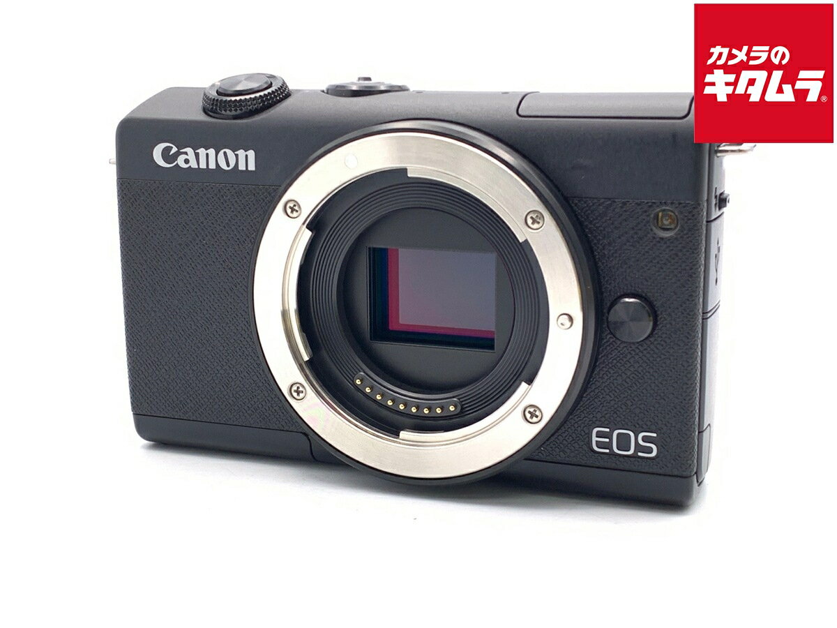 【中古】 【良品】 キヤノン EOS M200 ボディ ブラック 【ミラーレス一眼】 【6ヶ月保証】