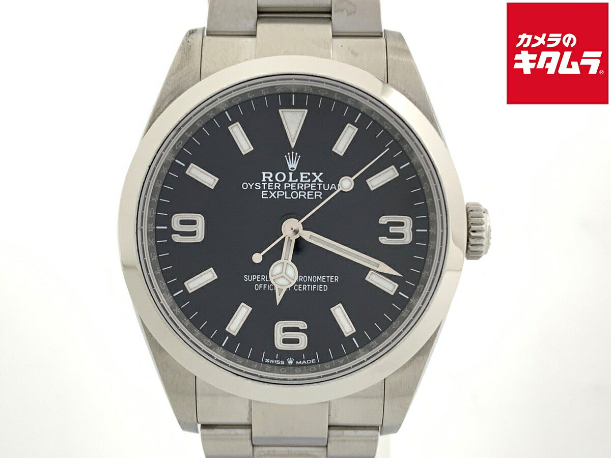 【中古】 【美品】 ロレックス(ROLEX) エクスプローラーI ブラ...(2)