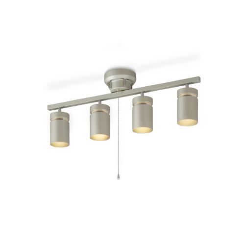 アイリスオーヤマ 4灯シーリングライト ストレート形 CE4LA-22SS-MS メタリックシルバー IRIS OYAMA メーカー公認店 新生活 常夜灯 照明 天井照明 長寿命 明るい 節電 取付簡単 寝室 和室 キッチン 照明器具 リビング照明 おしゃれ シンプル 《納期約1週間》 2