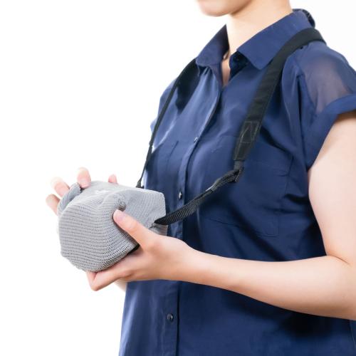 アンドゴー _go square W パッキングニット_go 厚地長方形 ダークグレー