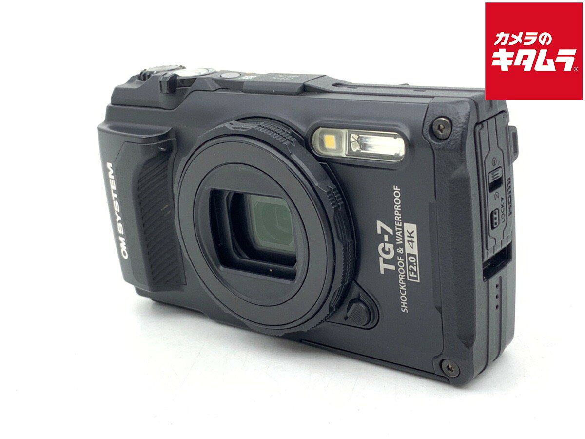 【中古】 【良品】 OM SYSTEM Tough TG-7 BLK ブラック 【コンパクトデジタルカメラ】