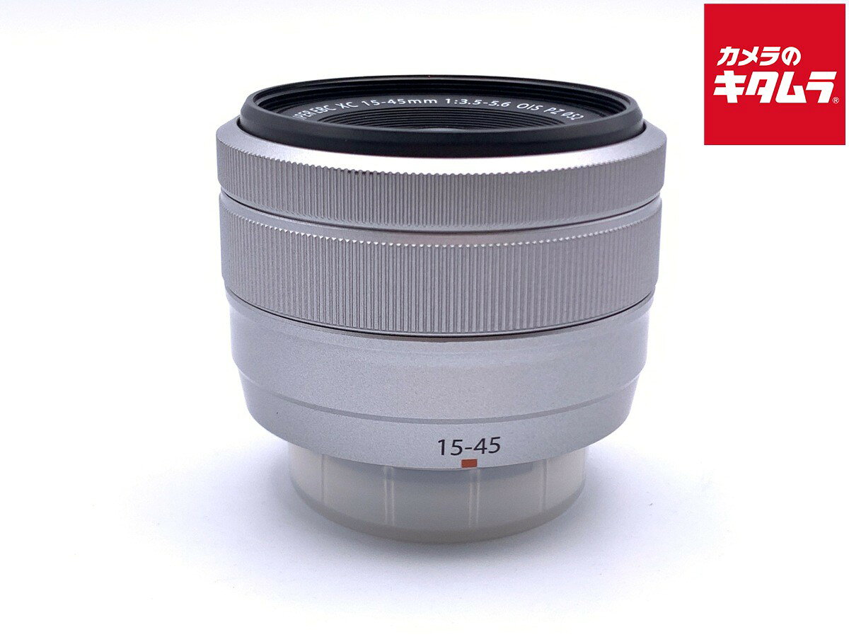 【中古】 【良品】 フジフイルム XC15-45mm F3.5-5.6 OIS PZ シルバー 【交換レンズ】 【6ヶ月保証】
