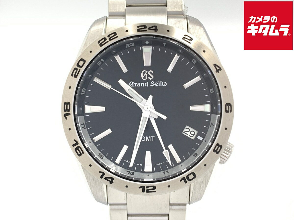 【中古】 【良品】 グランドセイコー スポーツコレクション ブラック SBGN027 ステンレスステ ...