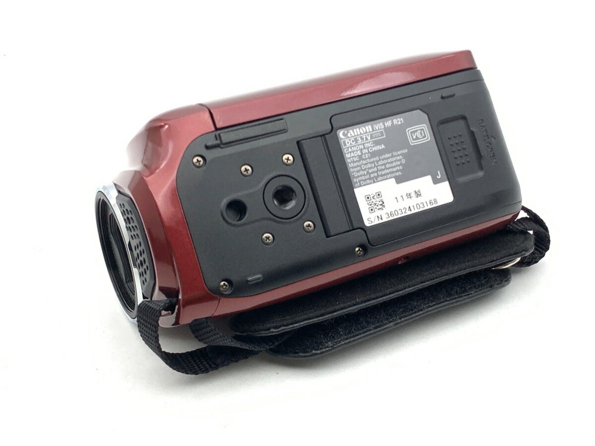 【中古】 【良品】 キヤノン iVIS HF R21 レッド 【デジタルビデオカメラ】 【6ヶ...