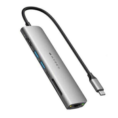 AEC^[iVi HYPER HyperDrive SLAB 7-in-1 USB-Cnu HP-HD22HGR