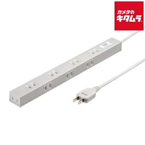 サンワサプライ TAP-SLIM8N-3 スリムタップ（3m）