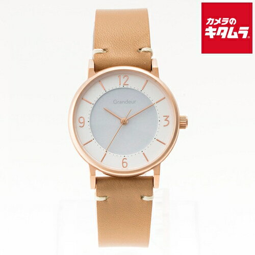 【製品特徴】■ピンクゴールドケース×ブラウンレザーバンド■ブラウンレザーの上品さと、ピンクゴールドケースの大人な雰囲気は、華やかな印象を楽しんでいただけます■室内照明 約100分で1日分の充電が可能■定期的な電池交換の必要がないので、経済的にもエコでオススメ■フル充電では、最長約4ヶ月使用が可能【製品仕様】●機械：SEIKO製ムーブメント●素材：・時計本体ケース：ステンレススチール製(IPメッキ)・裏蓋/バックル/竜頭：ステンレススチール・針：真鍮・文字盤：真鍮、ソーラーセル・革ベルト：イタリアンレザー使用●メーカー保証期間：ご購入より1年間●付属品：専用BOX(紙製)/取扱説明書兼保証書●サイズ：・時計本体：タテ31mm×ヨコ31mm/厚み：8mm・ベルト幅：16mm/手首回り→14～18cm(最小-最大)●質量：約28g※直射日光では、最速約2分で1日分の充電が可能ですが、レザーベルトの日焼け・変色の原因になりますので、ご注意ください ※商品の仕様・対応をご確認の上、ご購入ください。 グランドール`腕時計`GRANDEURGSW005P1レディースソーラーウォッチイタリアンレザー ※この説明文は楽天市場店の記載内容です。URLはhttps://item.rakuten.co.jp/emedama/で始まります。URLが異なる際はサイトを利用することのないよう十分ご注意ください。 ▼ご注意▼以下の商品は、当商品と互換性に関係なく表示されます。互換性は別途ご確認の上ご注文ください● 商品の返品について
