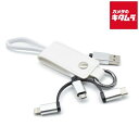 日本トラストテクノロジー KC3IN1-WH Keycase Cable 3in1 White 《納期未定》(2)