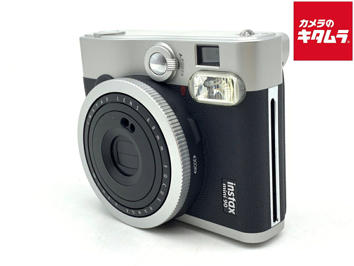 【中古】 【並品】 フジフイルム インスタントカメラ instax mini 90 「チェキ」 ネオクラシック 【フィルムカメラ】 【6ヶ月保証】