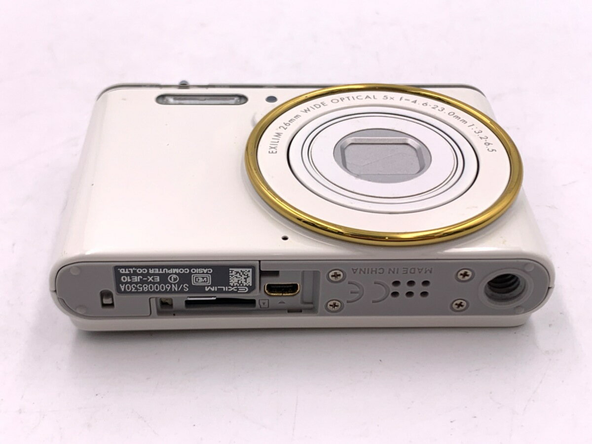 【中古】 【並品】 カシオ EXILIM EX-JE10WE ホワイト 【コンパクトデジタルカメラ】