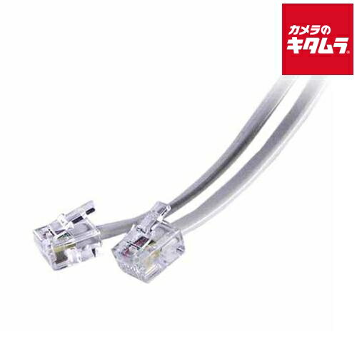 エイトワン テレホンコード ETL-1100W 6極4芯 ホワイト 10m エイトワン テレホンコード ETL-1100W 6極4芯 ホワイト 10m