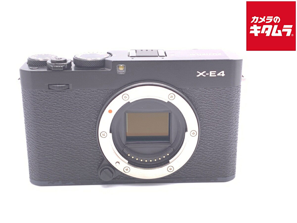 【中古】 【並品】 フジフイルム X-E4 ボディ ブラック 【ミラーレス一眼】 【6ヶ月保証】