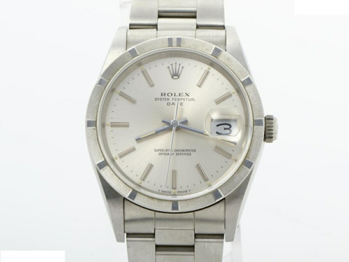 【中古】 【良品】 ロレックス(ROLEX) オイスターパーペチュアル デイト シルバー 15210 ...