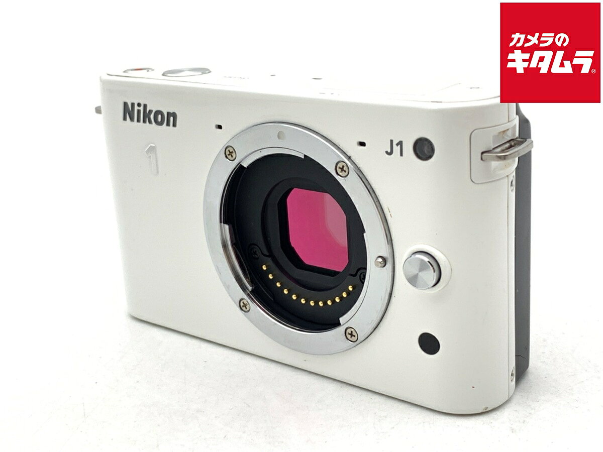 【訳あり・美品】Nikon1 J1 ホワイト ボディ ニコンワン ミラーレス一眼 ニコン Nikon 1 J1 ホワイト レンズキット
