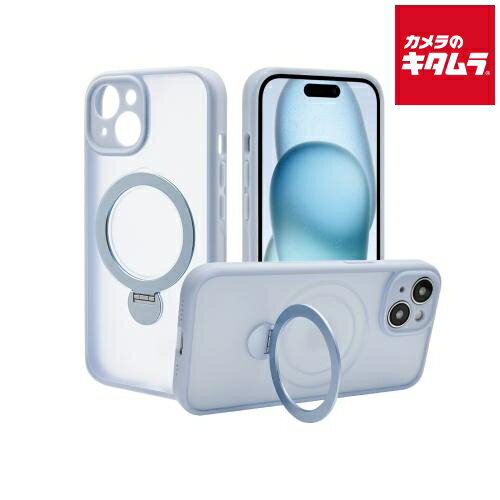 Rakuten - テレホンリース 7872IP361HPMBL ハイブリッドケース 360°回転MagSafeリング付き FRBL（iPhone 15用）