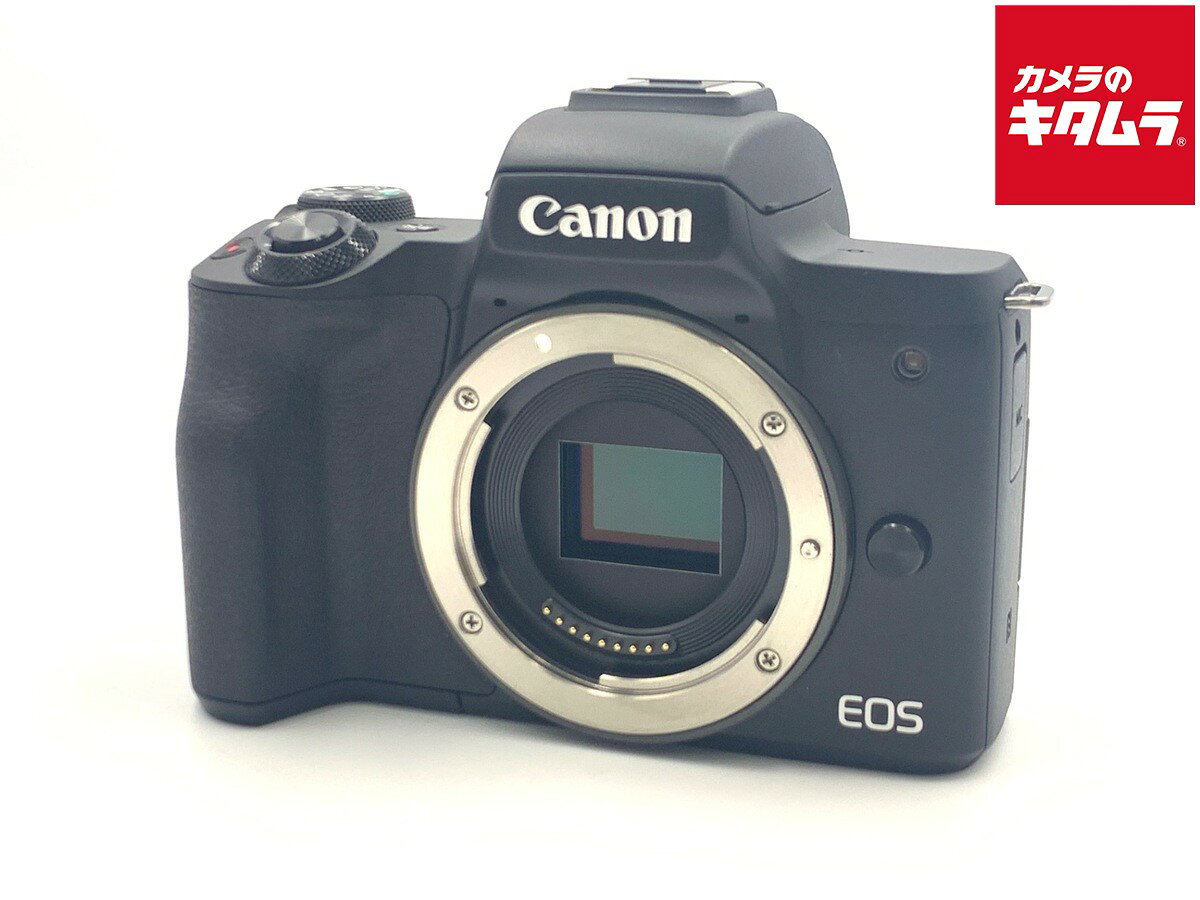 【中古】 【美品】 キヤノン EOS Kiss M ボディ ブラック 【ミラーレス一眼】 【6ヶ月保証】