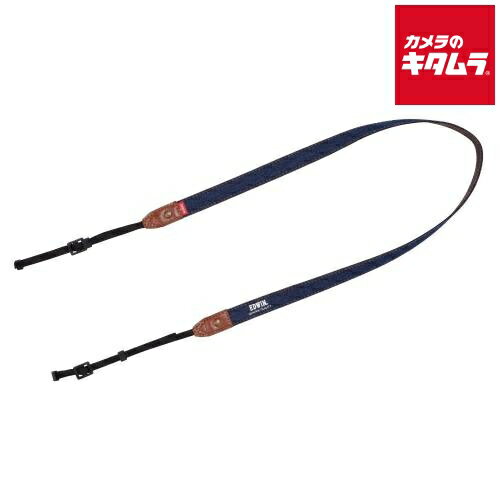 エツミ E-2511 EDWIN カメラストラップ ミラーレス ネイビー
