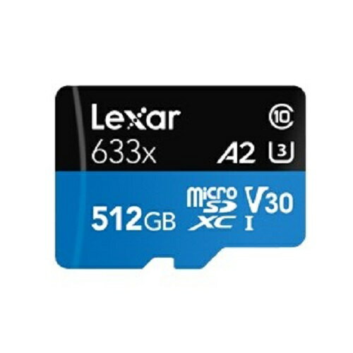 レキサー LSDMI512BBJP633A microSDXCカード 512GB 633x UHS-I U3 《納期未定》