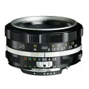 Voigtlander (フォクトレンダー) COLOR-SKOPAR 28mm F2.8 Aspherical SL II S (ニコンF用) シルバーリム [ Lens | 交換レンズ ]〔レンズフード別売〕