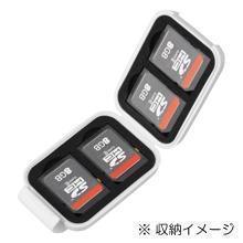 ハクバ ポータブルメディアケースS SD/microSDカード用 スチールブルー