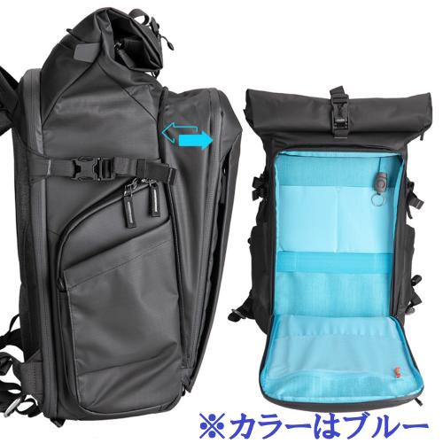 サミットクリエイティブ SUM-METROPOLIS28L-BL メトロポリス28Lロールトップ バッ...