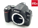 【中古】 【並品】 ニコン D40 ブラックボディ 【デジタル一眼レフ】