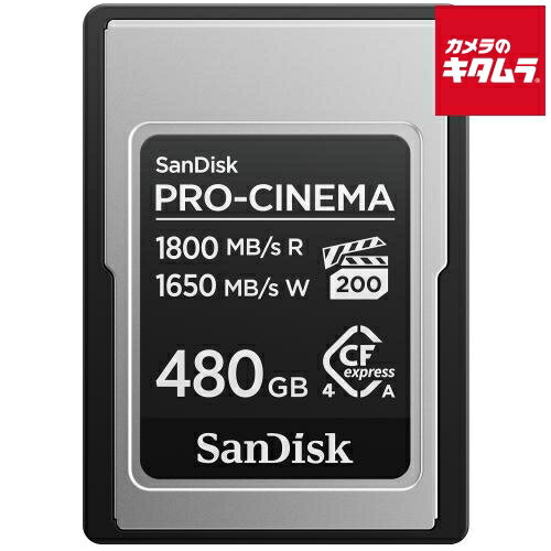 サンディスク SDCFEA-480G-JN4NN PRO-CINEMA CFExpress Type-A カード 480GB 《納期約1ヶ月》 サンディスク SDCFEA-480G-JN4NN PRO-CINEMA CFExpress Type-A カード 480GB 《納期約1ヶ月》