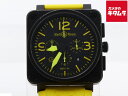 【中古】 【並品】 ベル&ロス BR01-94 ブラック BR01-94YELLOW-H ステンレススティール リミテッドエディション 500本限定 【1年保証...