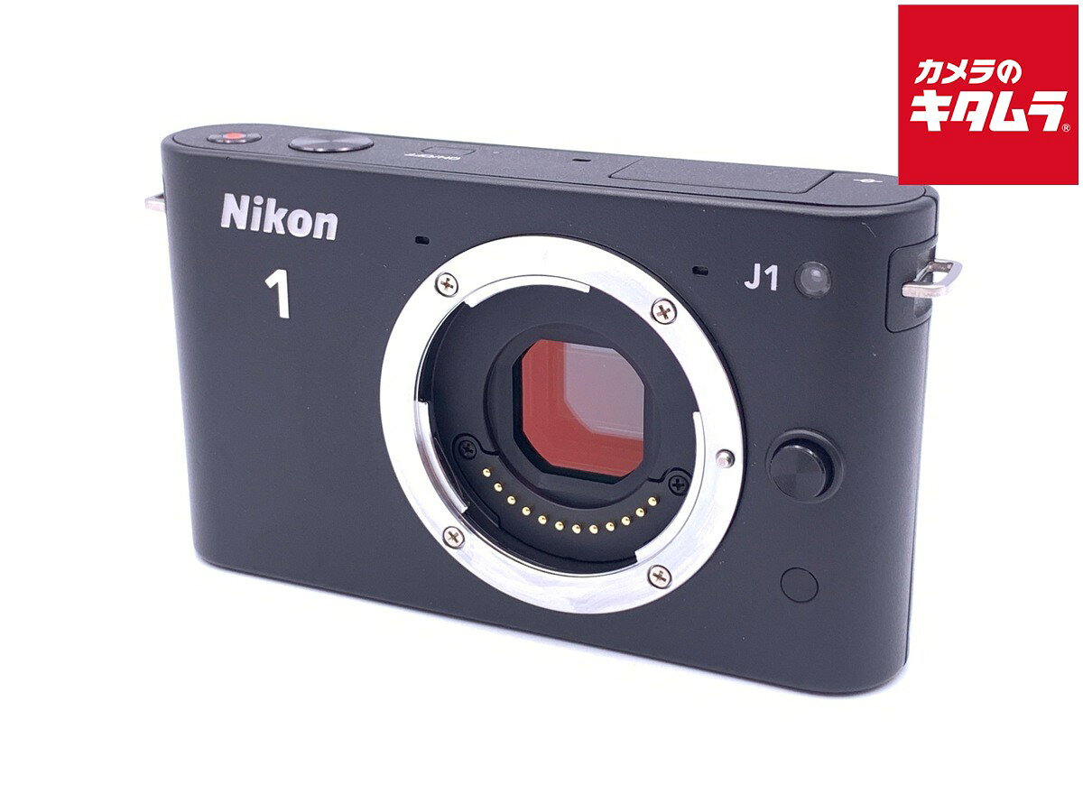 【中古】 【良品】 ニコン Nikon1 J1 ボディ ブラック 【ミラーレス一眼】