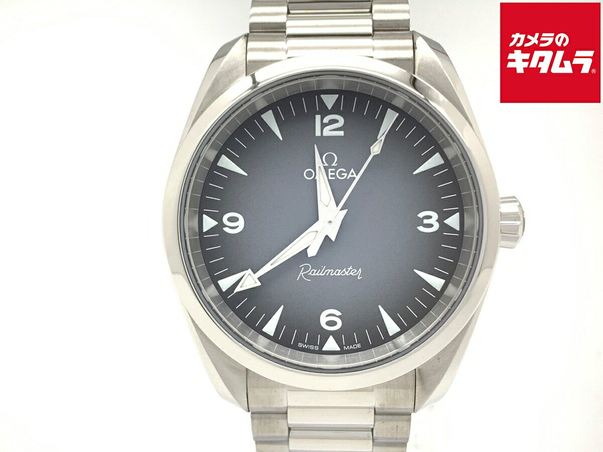 【中古】 【美品】 オメガ(OMEGA) シーマスター レイルマスター グレー 235.10.38.20.06.001 ステンレススティール 【1年保証】