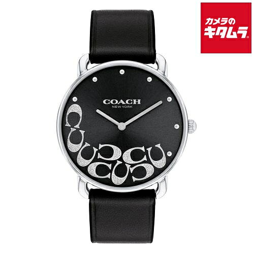 ブランド名：COACH [コーチ]商品名：コーチ ELLIOT 36 BK SS 黒革型番：14504336商品に関する注意：本製品は並行輸入品となります。【製品特徴】コーチは、1977年にニューヨークで創立されたグローバルファッション・ブランドです。クリエイティブ・ディレクターのスチュアート・ヴィヴァースのビジョンと、ニューヨークのインクルーシブで勇気あふれる姿勢からインスパイアを受けたコーチは、あなたが自分らしさを体現できる、美しくて、永く使い続けられる製品を作り続けています。【製品仕様】●サイズ（縦×横×厚さ）：約36×36×7.5mm●質量：約37g●防水：3B●材質：　ケース：ステンレススチール　バンド：レザー　ガラス：ミネラルガラス●ムーブメント：クオーツ●原産国：中国●保証期間：2年●文字盤色：BLACK●付属品：COACH純正BOX、保証書※正規代理店の付属品とは異なる場合がございます■腕時計・ブランド品は、メーカー希望小売価格の値札が同梱されている場合がございます　※別管理の倉庫から直接発送の為、取り外しができません ※商品の仕様・対応をご確認の上、ご購入ください。 COACH``ブランド腕時計`ブランドウォッチ`うで時計 ※この説明文は楽天市場店の記載内容です。URLはhttps://item.rakuten.co.jp/emedama/で始まります。URLが異なる際はサイトを利用することのないよう十分ご注意ください。 ▼ご注意▼以下の商品は、当商品と互換性に関係なく表示されます。互換性は別途ご確認の上ご注文ください● 商品の返品について