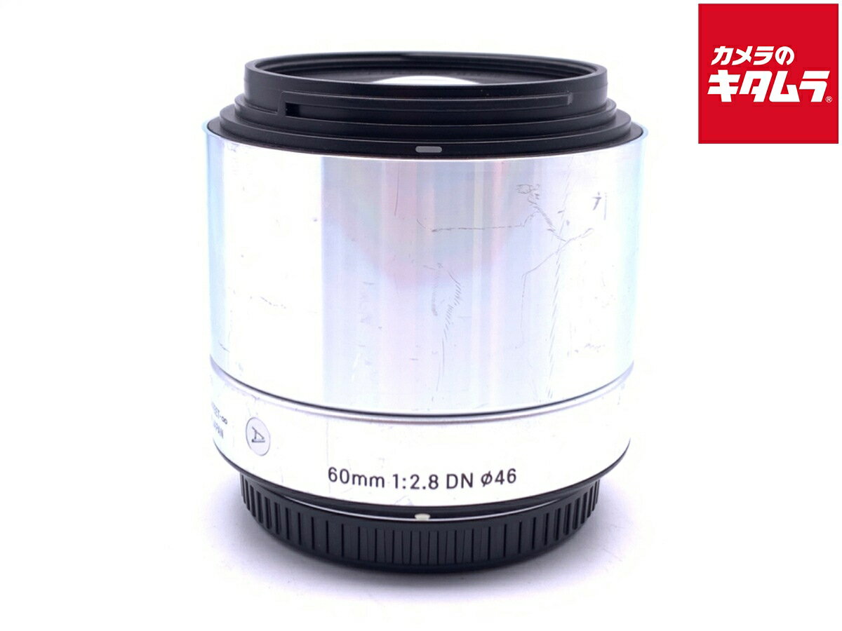 【中古】 【並品】 シグマ 60mm F2.8 DN マイクロフォーサーズ用 シルバー 【交換レンズ】 【6ヶ月保証】