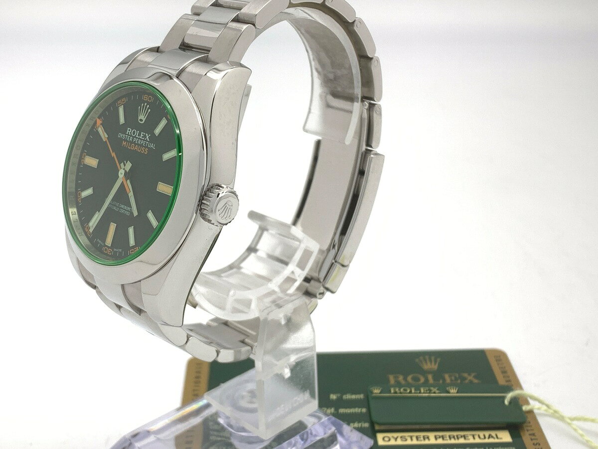 カメラのキタムラの【中古】 【良品】 ロレックス(ROLEX) ミルガウス ブラック 116400GV ステンレス 【1年保証】｜アングル3