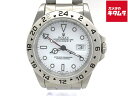 【中古】 【並品】 ロレックス(ROLEX) エクスプローラーII ホワイト 16570 ステンレス シングルバッグル トリチウム 【1年保証】