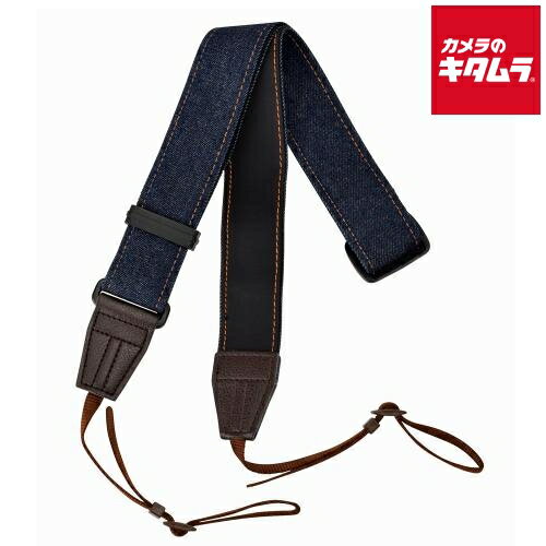 エツミ E-2517 ワイドデニムストラップ ネイビー