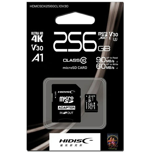 HIDISC HDMCSDX256GCL10V30 microSDXCJ[h 256GB s[t