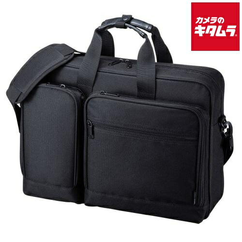 キャリングバッグ - サンワサプライ BAG-3WAYT2BKN 3WAYビジネスバッグ 14インチワイド ブラック