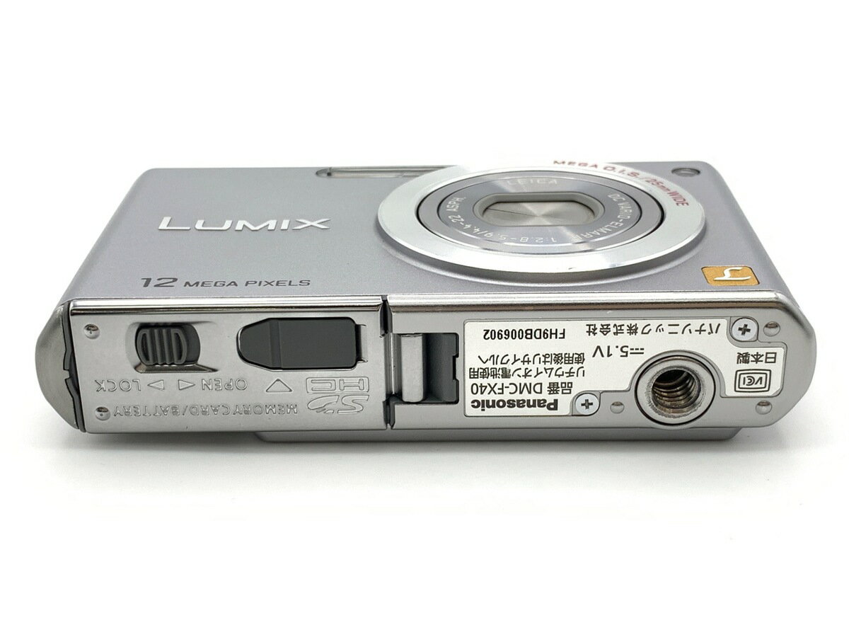 【中古】 【並品】 パナソニック LUMIX DMC-FX40-S プレシャスシルバー 【コンパクトデジタルカメラ】
