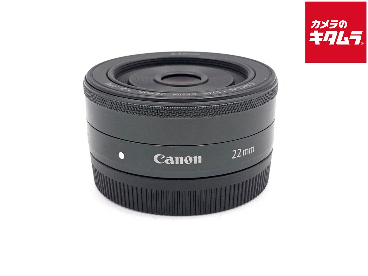 美品・返品保証】Canon EF-M 22mm f2 STM パンケーキ 美品・返品保証