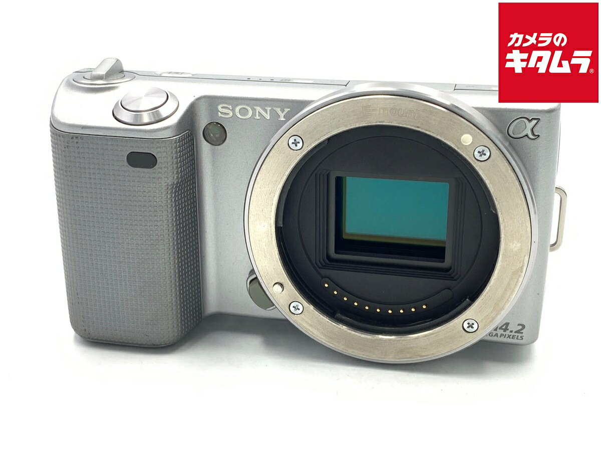 【中古】 【並品】 ソニー α NEX-5 ボディ シルバー 【ミラーレス一眼】 【6ヶ月保証】