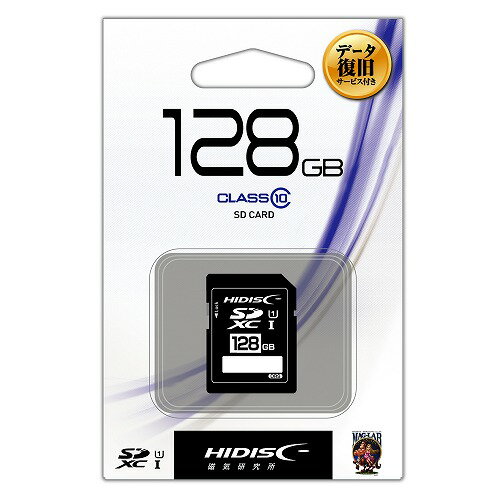 HIDISC HDSDH128GCL10DS SDXCJ[h 128GB f[^T[rXt s[t