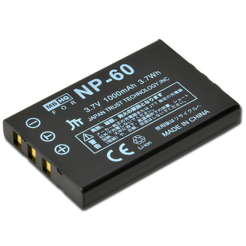 日本トラストテクノロジー MBH-NP-60 互換バッテリー MyBattery HQ For NP-60 《納期約1－2週間》