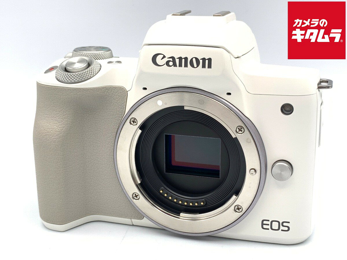 【中古】 【良品】 キヤノン EOS Kiss M2 ボディ ホワイト 【ミラーレス一眼】 【6ヶ月保証】