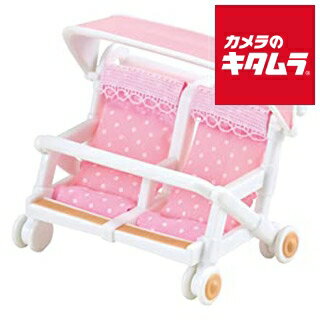 エポック社 シルバニアファミリー カ−214 ふたり乗りベビーカー 《納期約1−2週間》