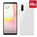 【中古:A(美品)】SONY Xperia 10 III 5G SOG04 128GB ホワイト SIMフリー 《納期約1週間》