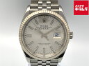 【中古】 【良品】 ロレックス(ROLEX) デイトジャスト 36 シルバー 126234 ステンレス/ホワイトゴールド JB 【1年保証】