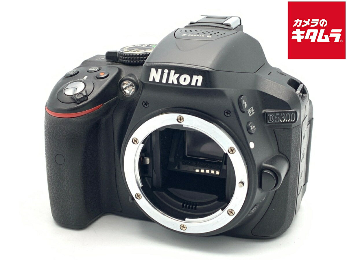 【中古】 【並品】 ニコン D5300 ボディ ブラック 【デジタル一眼レフ】 【6ヶ月保証】