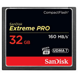 サンディスク Extreme PRO UDMA 7 コンパクトフラッシュカード 32GB 〔SDCFXPS-032G-J61〕 《納期約1ヶ月》